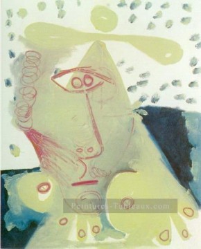 Buste de la femme 4 1971 cubisme Pablo Picasso Peinture à l'huile